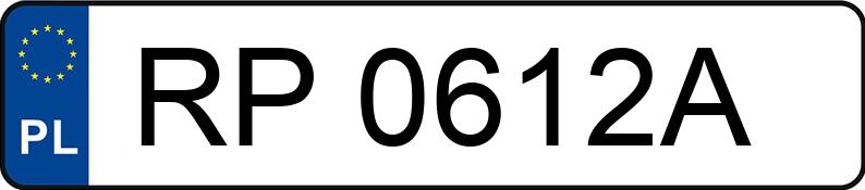 Numer rejestracyjny RP 0612A posiada FIAT BRAVO - RP0612A Numer rejestracyjny RP 0612A posiada FIAT BRAVO - RP0612A