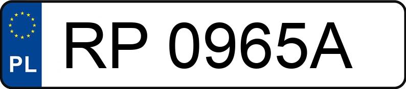 Numer rejestracyjny RP 0965A posiada VOLKSWAGEN Polo IV 1.2 MR`02 E4 Basis - RP0965A