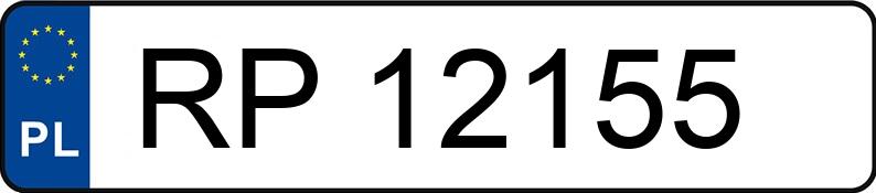 Numer rejestracyjny RP 12155 posiada FIAT ALBEA - RP12155 Numer rejestracyjny RP 12155 posiada FIAT ALBEA - RP12155
