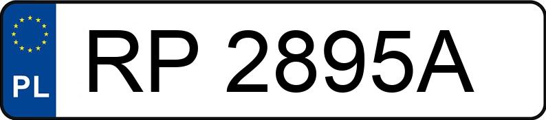Numer rejestracyjny RP 2895A posiada VOLKSWAGEN GOLF - RP2895A