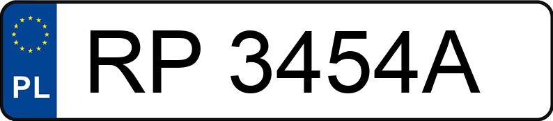 Numer rejestracyjny RP 3454A posiada MERCEDES-BENZ E 270 CDI - RP3454A