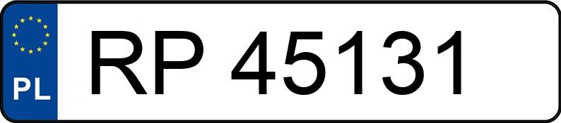 Numer rejestracyjny RP 45131 posiada PEUGEOT 307 SW - RP45131