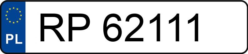 Numer rejestracyjny RP 62111 posiada OPEL ASTRA - RP62111 Numer rejestracyjny RP 62111 posiada OPEL ASTRA - RP62111