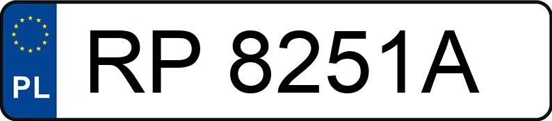 Numer rejestracyjny RP 8251A posiada AUDI A4 - RP8251A Numer rejestracyjny RP 8251A posiada AUDI A4 - RP8251A