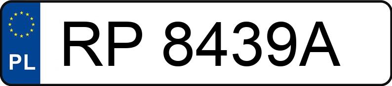 Numer rejestracyjny RP 8439A posiada BMW 320 2.0 D - RP8439A