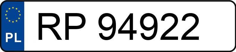 Numer rejestracyjny RP 94922 posiada ALFA ROMEO 147 - RP94922