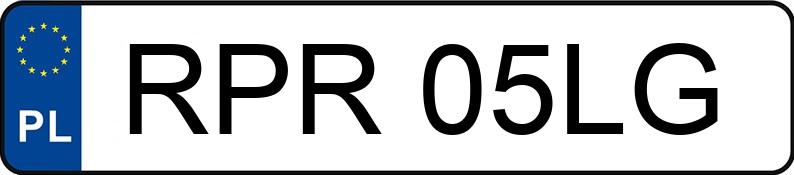 Le numéro d’enregistrement RPR 05LG a FORD Focus 1.8 TDCi MR`02 E3 100 - RPR05LG