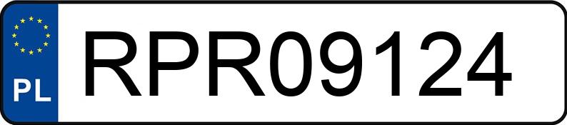 Numer rejestracyjny RPR 09124 posiada SUZUKI SWIFT 1.3I 16V - RPR09124