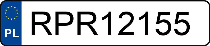 Numer rejestracyjny RPR 12155 posiada VOLKSWAGEN Golf IV MR`97 Basis 4MOTION - RPR12155