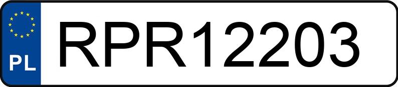 Numer rejestracyjny RPR 12203 posiada AUDI A6 - RPR12203 Numer rejestracyjny RPR 12203 posiada AUDI A6 - RPR12203