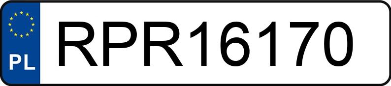 Numer rejestracyjny RPR16170 posiada BMW 320 Diesel Kat. MR`98 E46 320 Diesel Kat. MR`98 E46