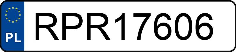 Numer rejestracyjny RPR 17606 posiada CITROEN C8 - RPR17606