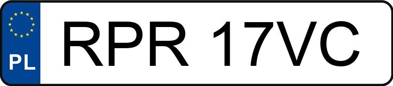 Numer rejestracyjny RPR 17VC posiada LIFAN Sportowo-szosowe LF 125-30 - RPR17VC
