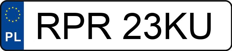 Numer rejestracyjny RPR 23KU posiada OPEL Astra 2.0i Kat. MR`95 Astra 2.0i Kat. MR`95 - RPR23KU