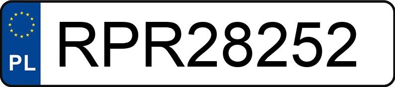 Numer rejestracyjny RPR 28252 posiada MERCEDES-BENZ 190 E 1.8 Kat. 201 190 E 1.8 Kat. 201 - RPR28252