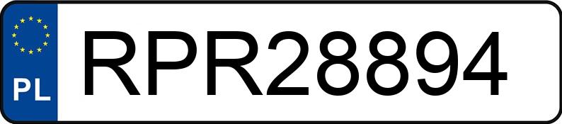 Numer rejestracyjny RPR 28894 posiada VOLKSWAGEN PASSAT - RPR28894