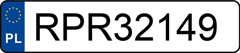 Numer rejestracyjny RPR 32149 posiada AUDI A4 1.6 Kat. B5 A4 1.6 Kat. B5 - RPR32149