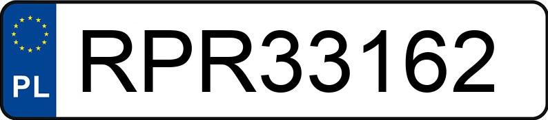 Numer rejestracyjny RPR 33162 posiada AUDI A6 Avant 2.0 TDi MR`09 E4 4F e - RPR33162