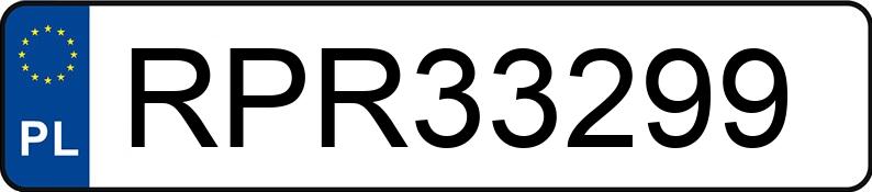 Numer rejestracyjny RPR 33299 posiada MITSUBISHI OUTLANDER - RPR33299