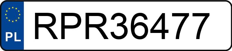 Numer rejestracyjny RPR 36477 posiada TOYOTA AVENSIS - RPR36477 Numer rejestracyjny RPR 36477 posiada TOYOTA AVENSIS - RPR36477