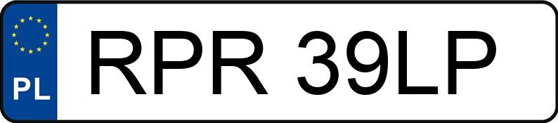 Numer rejestracyjny RPR 39LP posiada BMW 520 2.0 - RPR39LP