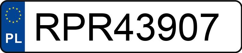 Numer rejestracyjny RPR 43907 posiada BMW 320 Touring Diesel Kat. MR`01 E3 E46 320 Touring Diesel Kat. MR`01 E3 E46 - RPR43907