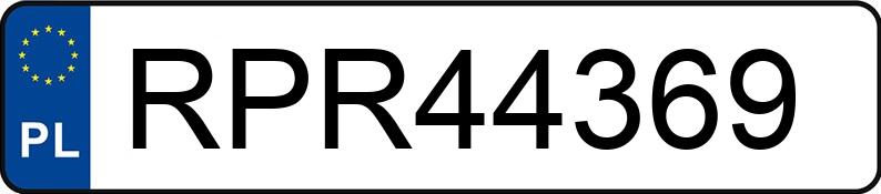 Numer rejestracyjny RPR 44369 posiada HONDA JAZZ - RPR44369