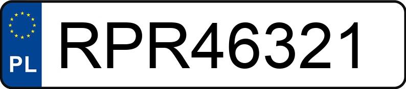 Numer rejestracyjny RPR 46321 posiada SEAT LEON - RPR46321 Numer rejestracyjny RPR 46321 posiada SEAT LEON - RPR46321