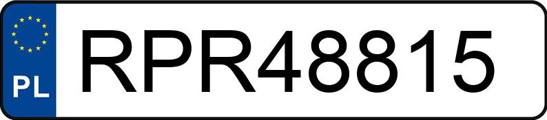Numer rejestracyjny RPR 48815 posiada TOYOTA Yaris 1.0 MR`09 E5 Luna - RPR48815