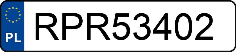 Il numero di registrazione RPR 53402 ha HONDA Accord 1.8i MR`98 ES - RPR53402