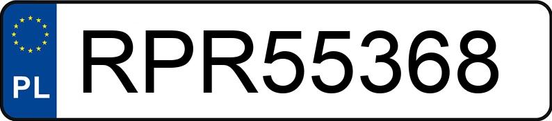 Numer rejestracyjny RPR 55368 posiada FORD KUGA DM2 - RPR55368