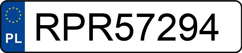 Numer rejestracyjny RPR 57294 posiada AUDI A4 - RPR57294 Numer rejestracyjny RPR 57294 posiada AUDI A4 - RPR57294