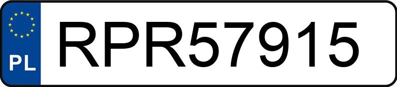 Реєстраційний номер RPR 57915 має FORD Focus 1.6 MR`05 E4 Ghia - RPR57915