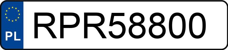 Numer rejestracyjny RPR 58800 posiada AUDI A3 2.0 TDi MR`06 E4 8P Ambition - RPR58800