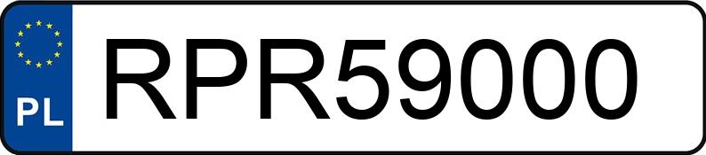 Numer rejestracyjny RPR 59000 posiada MERCEDES-BENZ GLC 250 4MATIC - RPR59000