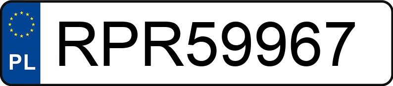 O número de registro RPR 59967 tem PEUGEOT 207 1.6 HDI MR`06 E4 Sporty 90 - RPR59967