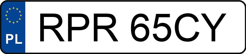 Numer rejestracyjny RPR 65CY posiada OPEL Astra 1.8i Kat. MR`95 Astra 1.8i Kat. MR`95 - RPR65CY