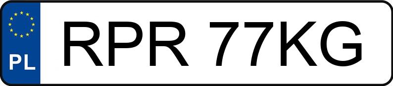 Numer rejestracyjny RPR 77KG posiada MITSUBISHI Lancer 1.8 MR`08 E4 Intense - RPR77KG