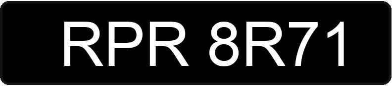 Numer rejestracyjny RPR 8R71 posiada SIMSON Skutery S 53 - RPR8R71