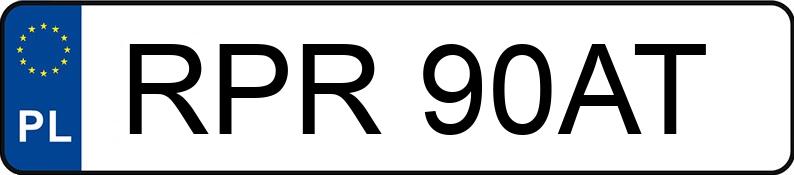 Numer rejestracyjny RPR 90AT posiada OPEL Kadett E N 1.3 GL - RPR90AT