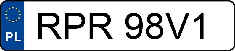 Numer rejestracyjny RPR 98V1 posiada KMZ DNIEPR MT-9 - RPR98V1