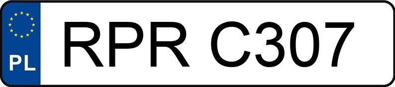 Numer rejestracyjny RPR C307 posiada VOLKSWAGEN POLO - RPRC307