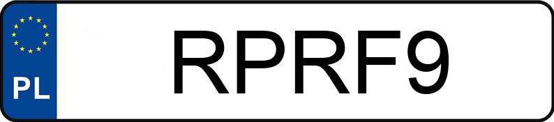 Numer rejestracyjny RPR F9 posiada AUTOSAN H10-10.02 - RPRF9