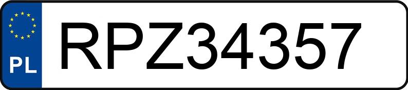 Numer rejestracyjny RPZ 34357 posiada BMW 525 - RPZ34357