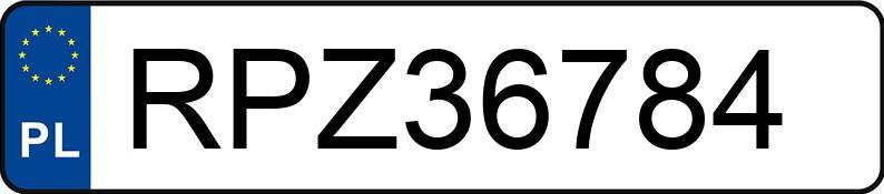 Numer rejestracyjny RPZ 36784 posiada AUDI A4 - RPZ36784