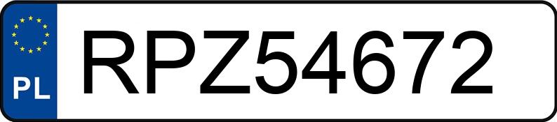 Numer rejestracyjny RPZ 54672 posiada FIAT PANDA - RPZ54672