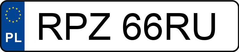 Numer rejestracyjny RPZ 66RU posiada YAMAHA Fun Bike PW 50 - RPZ66RU