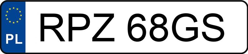 Numer rejestracyjny RPZ 68GS posiada VOLKSWAGEN Passat 1.9 TDI MR`94 GL - RPZ68GS