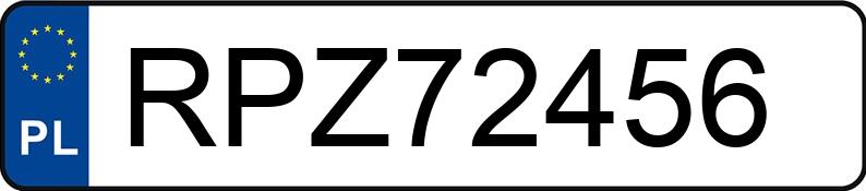 Numer rejestracyjny RPZ 72456 posiada CHEVROLET Volt MR`15 E5 Aut. - RPZ72456