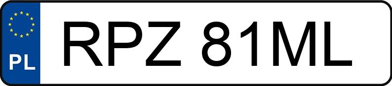 Numer rejestracyjny RPZ 81ML posiada SUZUKI Swift 1.3 MR`05 E4 JB Edition - RPZ81ML